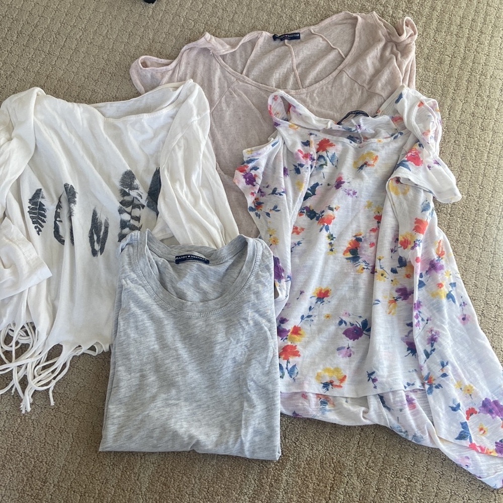 Brandy Melville bundle tops with one free t-shirt